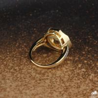 ราคา แหวนกังหัน เรียกทรัพย์ ลายอินฟินิตี้ Infinity ขอบพลอย 8 เม็ด ก้านพลอย 8 เม็ด SW34103 (20335928316)