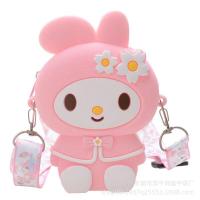 ราคา กระเป๋าลายการ์ตูนน่ารักน่ารักกระเป๋าสะพายข้างซิลิโคนมือถือมินิเด็กผู้หญิงน่ารักทำนอง Kuromi กระเป๋าสะพายข้างกระเป๋าใส่เหรียญเด็กผู้หญิง (19700219156)