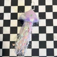 ราคา Jellyfish keychain พวงกุญแจแมงกระพรุนไหมพรม (20648393799)