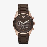 ราคา EMPORIO ARMANI นาฬิกาข้อมือผู้ชาย รุ่น AR5890 Sportivo Chronograph Brown Dial Deep Brown (10864694418)