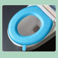 ราคา ANQII ล้างทำความสะอาดได้ ซิลิโคนทำจากซิลิโคน กันน้ำกันน้ำได้ ใช้ซ้ำได้ อุปกรณ์เสริมในห้องน้ำ ฝาชักโครก เบาะรองนั่งชักโครก แผ่นรองนั่งชักโครก (19799056279)