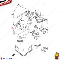 ราคา ชุดสี FRAME แท้ Suzuki GSX R150 2017 สีดำ (11164850475)