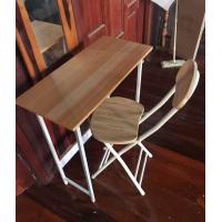 ราคา ชุดโต๊ะเรียน โต๊ะเรียน โต๊ะอ่านหนังสือ โต๊ะโน๊ตบุค พร้อมเก้าอี้พับได้ 2901 3301 (18476391872)