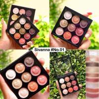 ราคา ของแท้ อายแชโดว์ Sivanna Colors Velvet Eyeshadow รหัส HF4002 (6465398232)