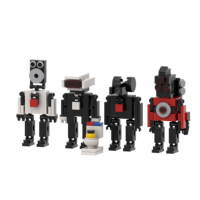 ราคา เลโก้ skibidi toilet TAOXIMOC โมเดล skibidi toilet tv man ของเล่น camera man Speakerman ชุดตัวต่อ เลโก้tv man โมเดล skibidi toilet (20532032314)