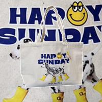 ราคา Justbehappy Tote Bag กระเป๋าผ้าลายใหม่ คลอน้องหมาน้องแมว (20557989897)