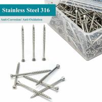 ราคา 316สแตนเลสสกรูหัว Torx ตะปูเกลียว สกรูไดวอล สกรูงานไม้ สำหรับการปรับปรุงบ้าน แถมดอกไขควง สกรูไม้ สกรูสแตนเลส น๊อตเกลียวปล่อย เกลียวปล่อย (9565301550)