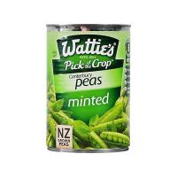 ราคา Watties Canterbury Peas Minted 420g วัตตี้ส์ ถั่วลันเตาในน้ำเกลือ กลิ่นมินต์ ขนาด 420 กรัม 2375 (9484314141)