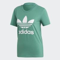 ราคา adidas ไลฟ์สไตล์ เสื้อยืด Trefoil ผู้หญิง สีเขียว FM3300 (3637122877)