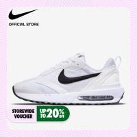 ราคา Nike Womens Air Max Dawn Shoes White (20035934457)