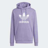 ราคา adidas ไลฟ์สไตล์ เสื้อฮู้ด Adicolor Classics Trefoil ผู้ชาย สีม่วง IA4881 (17431934119)
