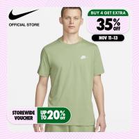 ราคา Nike Mens Sportswear Club Tee Tee Oil Green ไนกี้ เสื้อยืดผู้ชาย Sportswear Club สีออยกรีน (18498031272)
