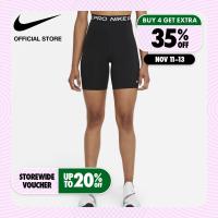 ราคา Nike Womens Pro 365 High Rise 18cm approx Shorts Black ไนกี้ เลกกิ้งเอวสูงผู้หญิงยาว 18 ซม โดยประมาณ Pro 365 สีดำ (14219841087)