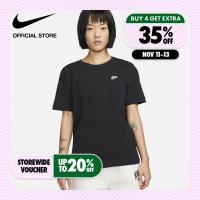 ราคา Nike Womens Sportwear LBR FS Tee Black (19910055019)