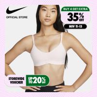 ราคา Nike Womens Dri Fit Alate Minimalist Light Support Padded Sports Bra Light Soft Pink (20406481841)