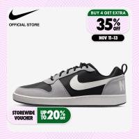 ราคา Nike Mens Court Borough Low Premium Shoes Matte Silver (20406190452)