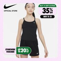 ราคา Nike Girls Dri FIT Indy Tank Sports Bra Black (19668703680)