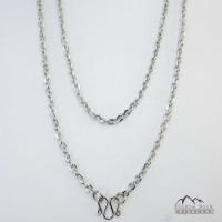 ราคา J23 ลายโซ่ฝรั่ง ขนาด 3 มม สร้อยคอ สร้อยคอสแตนเลส สร้อยพระ สร้อยสแตนเลส สร้อยคอสแตนเลสแท้ stainless chain necklace (13641538466)