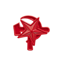 ราคา ตราเหรียญโซเวียตสีแดงแนววินเทจธงสีแดงสำหรับคอมมิวนิสต์โซเวียตตราสัญลักษณ์หมวกโลหะ (15278706888)