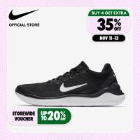 ราคา Nike Mens Free RN 2018 Running Shoes Black ไนกี้ รองเท้าวิ่งผู้ชาย ฟรี อาร์เอ็น 2018 สีดำ (6254628458)