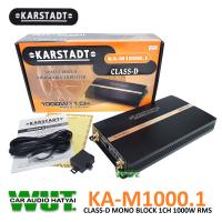 ราคา KARSTADT เครื่องเสียงรถยนต์ เพาเวอร์แอมป์คลาสดี สำหรับลำโพงขับซับวูปเฟอร์ ซับเบส ClassD กำลังขับ 1000Watts วัตต์ KARSTADT รุ่น KA M1000 1 (17361107543)