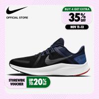 ราคา Nike Mens Quest 4 Road Running Shoes Black ไนกี้ รองเท้าวิ่งโร้ดรันนิ่งผู้ชาย Quest 4 สีดำ (12473541899)