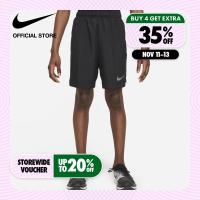 ราคา Nike Boys Woven Shorts Black ไนกี้ กางเกงขาสั้นแบบทอเด็กชาย สีดำ (16118346835)