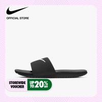 ราคา Nike Kids Kawa Slides Black ไนกี้ รองเท้าแตะเด็ก คาวา สไลด์ สีดำ (7740241048)