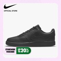 ราคา Nike Mens Court Vision Low Next Nature Shoes Black ไนกี้ รองเท้าผู้ชาย Court Vision Low Next Nature สีดำ (12473543729)