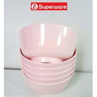 ราคา ซุปเปอร์แวร์ชาม 4 5 นิ้ว 6 ชิ้น สีโอลด์โรสกลม ถ้วยแบ่งไม่มีกล่อง ซุปเปอร์แวร์เกรดA เมลามีน100 ตรานกเพนกวิน superware superwareFlashsale (6069136080)