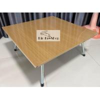 ราคา โต๊ะญี่ปุ่น ขาเหล็ก 75x75 ลายไม้ (13557129158)