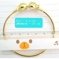 ราคา กำไลข้อมือทองเหลืองแท้ กำไลข้อมือทองเหลืองปรับขนาดได้ กำไลทองเหลืองถุงเงินถุงทอง BL 15 (12407264349)