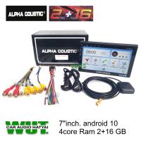 ราคา ALPHA COUSTIC จอติดรถยนต์ เครื่องเสียงรถยนต์ จอแอนดรอย์ 2 Din 7นิ้ว ระบบ Android 10 จอ 7นิ้ว ไม่เล่นแผ่น Alpha Coustic จอกระจก (10635000160)