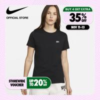 ราคา Nike Womens Sportswear Tee Black (19668784209)