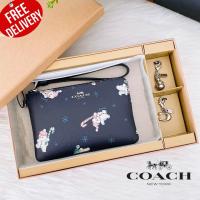 ราคา เซ็ทกระเป๋าสตางค์ BOXED CORNER ZIP C7401 C7350 ออก Shop USA รับประกันของแท้ 100 (15215477094)