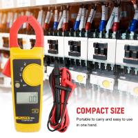 ราคา FLUKE F302 Handheld Clamp Meter LCD Display Digital Clamp Multimeter Clamp Type Universal Meter Ammeter AC DC Voltage Meters 400A AC Current 600V DC AC Voltage Clamp Meter (16313843542)