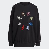 ราคา adidas ไลฟ์สไตล์ เสื้อกันหนาว Adicolor Shattered Trefoil Wheel ผู้หญิง สีดำ H36845 (10148244611)