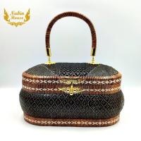 ราคา กระเป๋าย่านลิเภาทรงรีไข่หูจับย่านลิเภา (19372653864)