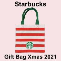 ราคา กระเป๋า starbucks Christmas ถุงผ้า ถุงผ้าแคนวาส กระเป๋าสตาร์บัค (11627197973)
