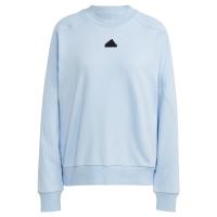 ราคา adidas ไลฟ์สไตล์ เสื้อวอร์มคอกลมทรงหลวม City Escape ผู้หญิง สีน้ำเงิน IC0278 (18068652736)