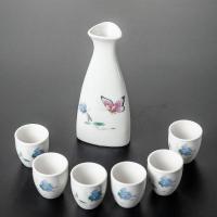 ราคา Luanyan ชุดแก้วไวน์เซรามิกแก้วเหล้าขาวสำหรับใช้ในบ้านเหยือกเหล้าเล็กอุปกรณ์แบ่งเหล้าแบบโบราณอุปกรณ์ปลุกเหล้าสุราสาเก (7015184414)