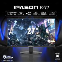 ราคา IPASON MONITOR จอคอมพิวเตอร์ E272 27 IPS 1920x1080 Full HD 75Hz for Office รับประกัน 3 ปี (20827071075)