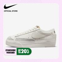 ราคา Nike Womens Blazer Low Platform Shoes Sail ไนกี้ รองเท้าผู้หญิง Blazer Low Platform สีเซล (17481690067)