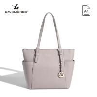ราคา David Jones ปารีสผู้หญิง Tote กระเป๋าหนัง Pu กระเป๋าถือหญิงกระเป๋าสะพายไหล่ผู้หญิง (20800612471)