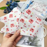 ราคา New 3D Mask แมสลายการ์ตูน ผู้ใหญ่ ทรงสวย 1ซอง10ชิ้น (20771355306)