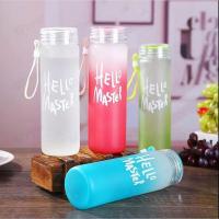 ราคา ขวดน้ำ ขวดน้ำดื่ม ขวดแก้ว ขวดน่ารัก ขวดใส่น้ำ สำหรับคนรักสุขภาพขวดน้ำพกพา ขนาด400ml กระบอกน้ำใส กระบอกน้ำพลาสติกใส มีหูหิ้ว Hello Master ขวดน้ำพลาสติก คละสี กระบอกใส่น้ำ 400 ml ราคาถูก พกพาง่าย (20767