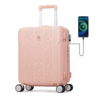 ราคา OIWAS trolley case business trip suitcase mens and womens fashion suitcase 20 24 26 28 inch luggage bag travel beg travelluggage Large Suitcase ABS PC material TSA Locks OCX6152 (20076074772)