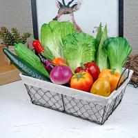 ราคา โมเดลชุดจานผักและผลไม้ปลอมจำลองพลาสติกของเล่นเด็กอนุบาลอุปกรณ์ประกอบฉากถ่ายภาพของตกแต่งห้องตัวอย่าง (20537310341)