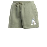 ราคา adidas ไลฟ์สไตล์ กางเกงวอร์มขาสั้น adidas Originals x Moomin ผู้หญิง สีเขียว IB9962 (18069005287)