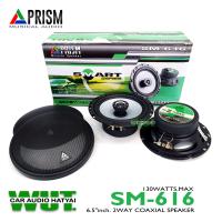 ราคา PRISM เครื่องเสียงรถ ลำโพงรถยนต์ ดอกลำโพง6 5นิ้ว แกนร่วม 2 ทาง กำลังขับ 130 วัตต์ 60 วัตต์ RMS PRISM รุ่น SM 616 1 คู่ สินค้าประกันบริษัท 1ปี (9273860063)